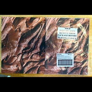 100 Sheets of 8.5 x 11 Chocolate Frosting Paper